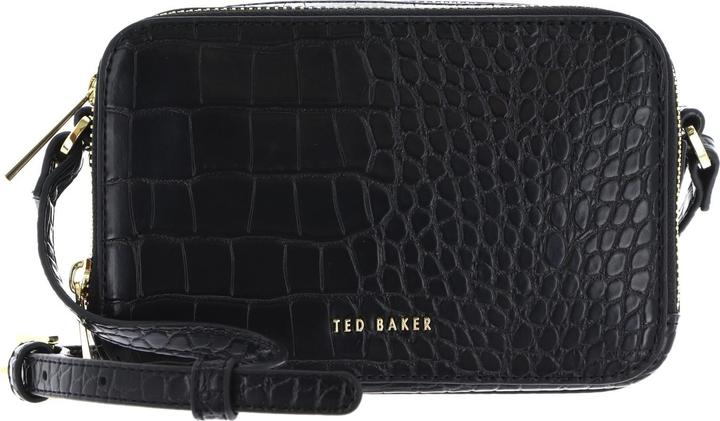 Produktbild Ted Baker Stina Double Zip Croc Effect Mini Camera Bag