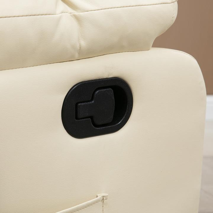 Image du produit Homcom Fauteuil de massage avec fonction de couchage et télécommande