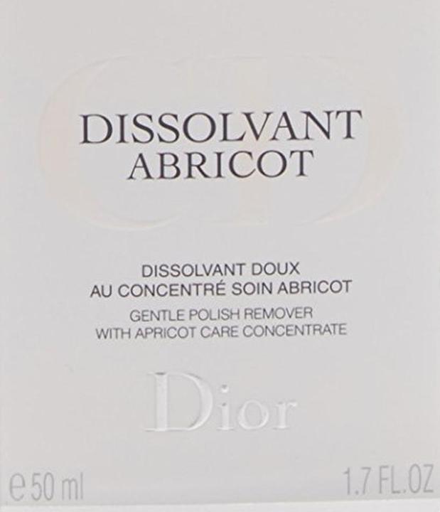 Actual product image Dior Dissolvant Abricot Gentle Polish Remover