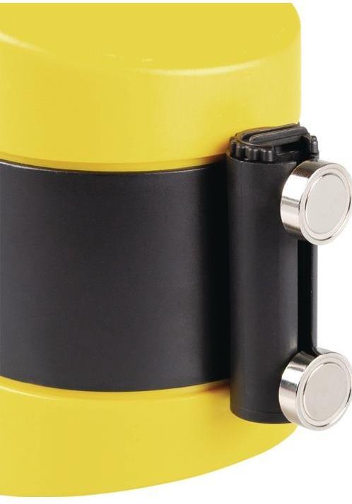 Image du produit Eichner Gurtkassette gelb Gurtlänge 4,6 m gelb/schwarz beidseitig magnetisch inkl. Fliehkraftbremse