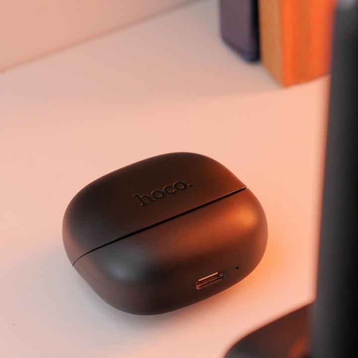 Produktbild Hoco Wireless headphones wireless earphones bluetooth TWS EW200 black (4 h, Kabellos)