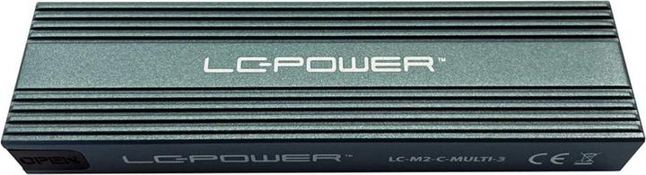 Produktbild LC-Power M.2 LC-M2-C-MULTI-3 USB3.2 M.2-SSD-Gehäuse (NVMe & SATA)
