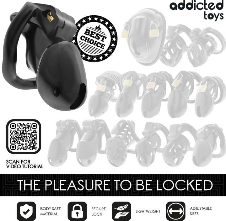 Actual product image Addicted toys Locked - Mindnight Cell Peniskã„Fig Grã–Sse S 4.8 cm