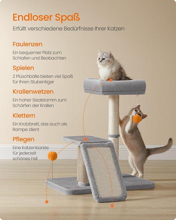 Produktbild Feandrea Kratzbaum (Beige, Grau)