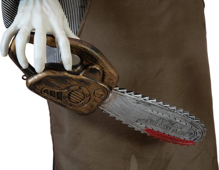 Produktbild Europalms Halloween Figur Zombie mit Kettensäge, animiert, 170cm