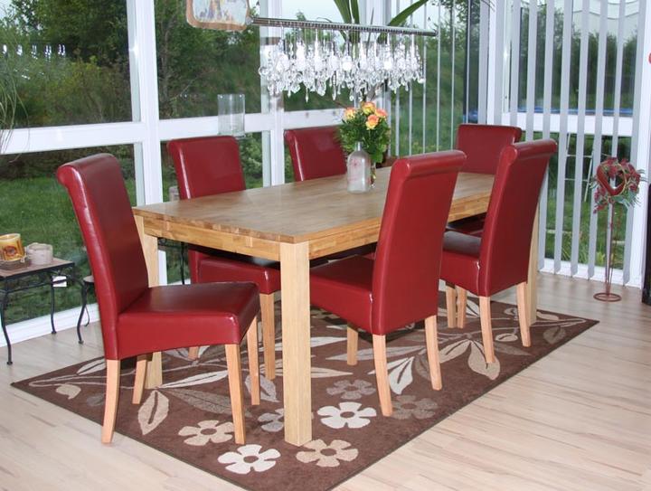 Produktbild JOHN316 2x Esszimmerstuhl Leder