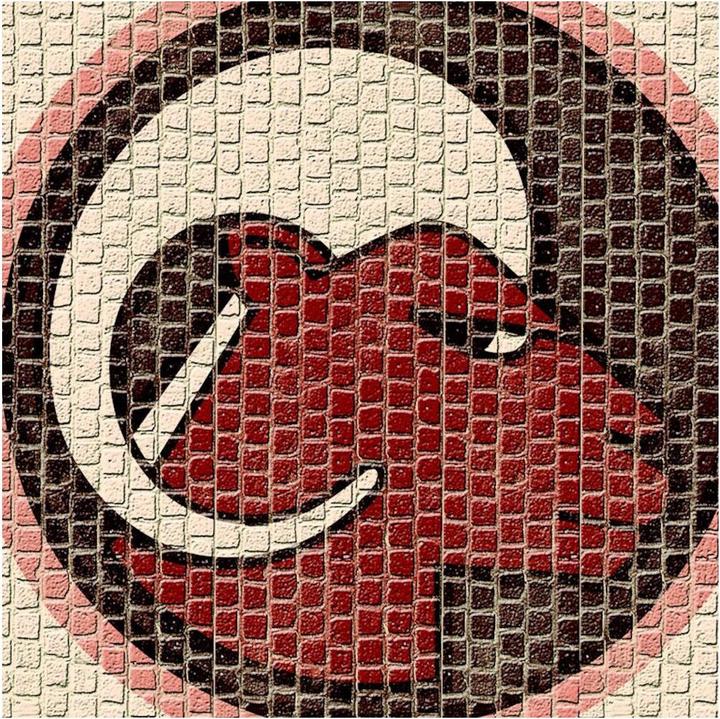 Produktbild Block Cuit. Keramik Stein Mosaik - Sternzeichen Widder (21 x 21 cm)