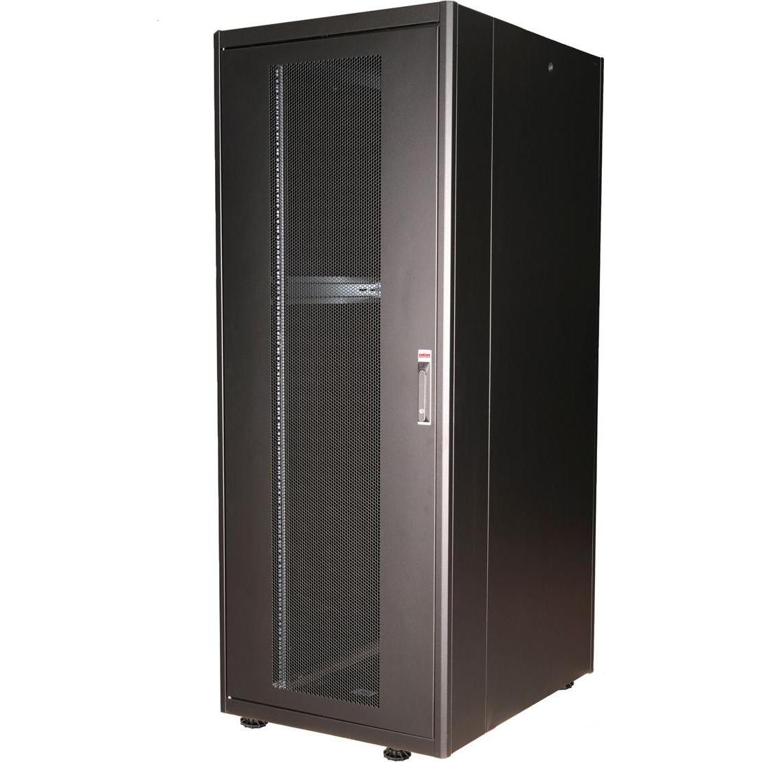 Roline 19-Zoll Serverschrank Basic 42 HE (42 HE, 19 Zoll Rack), Serverschrank, Schwarz
