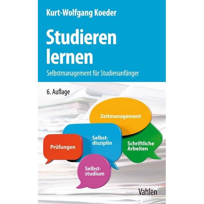 Studieren lernen, Fachbücher von Kurt W. Koeder