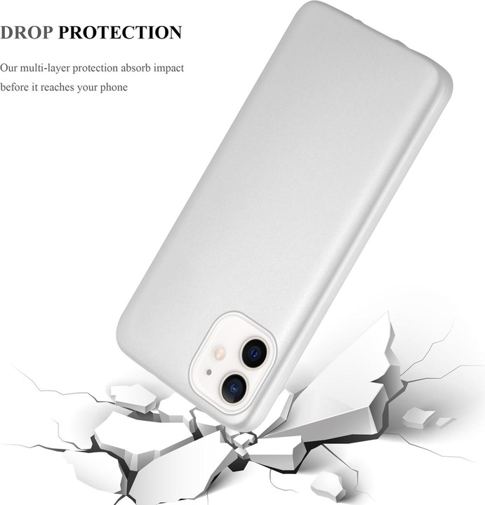 Produktbild Cadorabo TPU Matt Metallic Cover (Apple iPhone 12 mini)