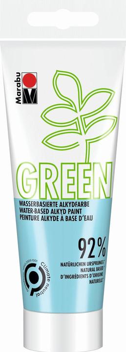 Actual product image Marabu Craft Paint Alkyd Paint Green Pastel Blue, 100 ml (Pastel blue, 100 ml)