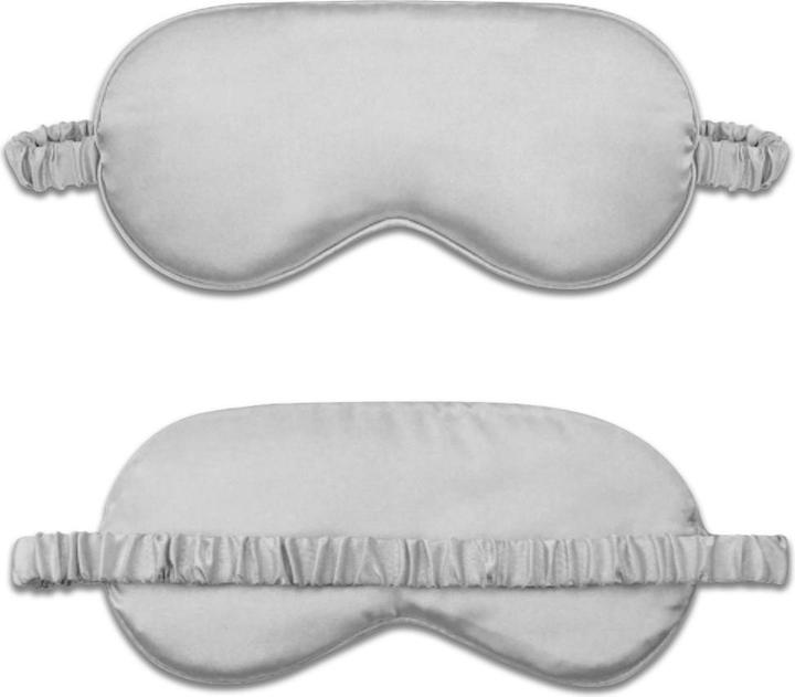 Actual product image Vanessa Beauty Satin Sleep Mask - Silver (Sleeping mask)