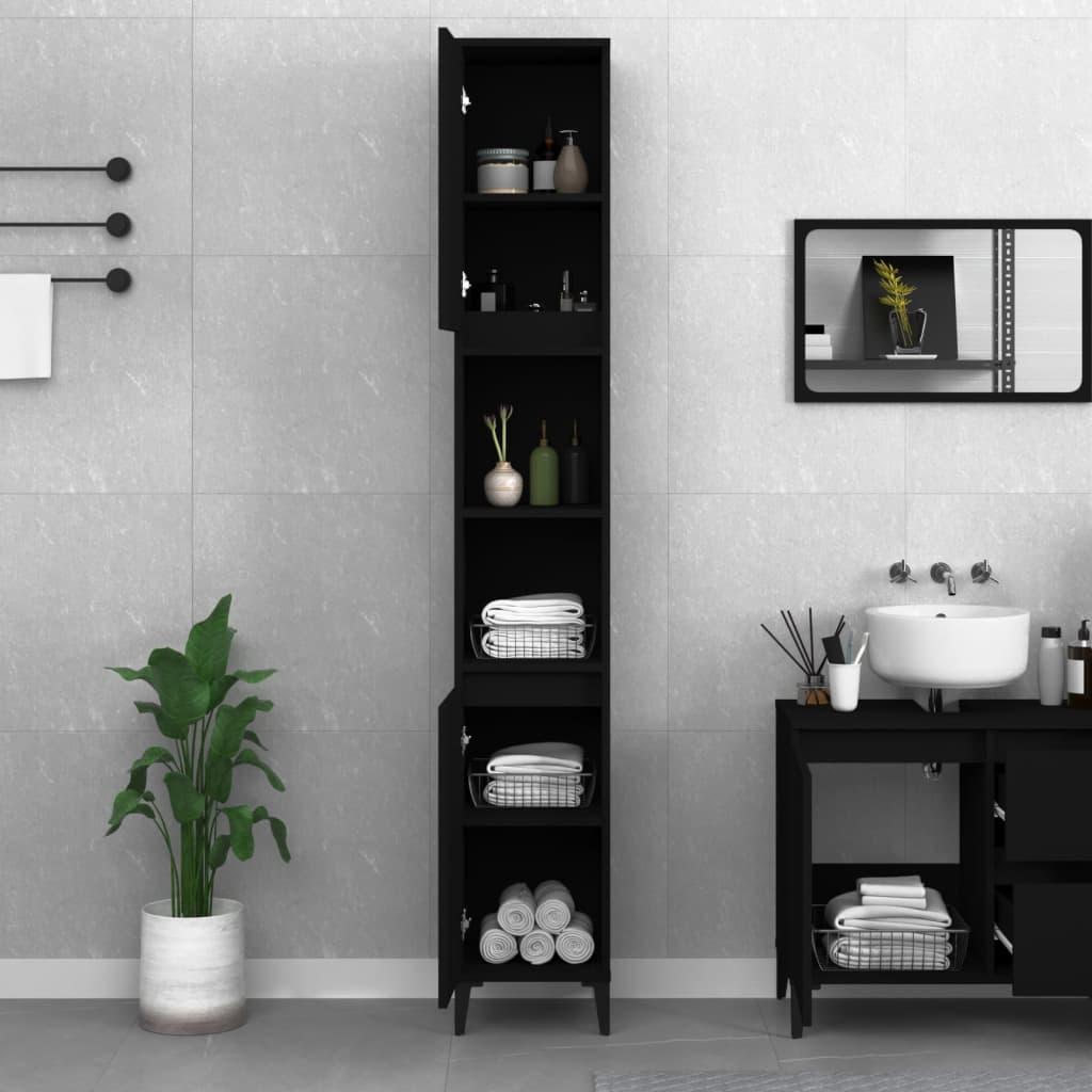Thumbnail - VidaXL, Badezimmerschrank, Agustin (30 x 30 x 190 cm)