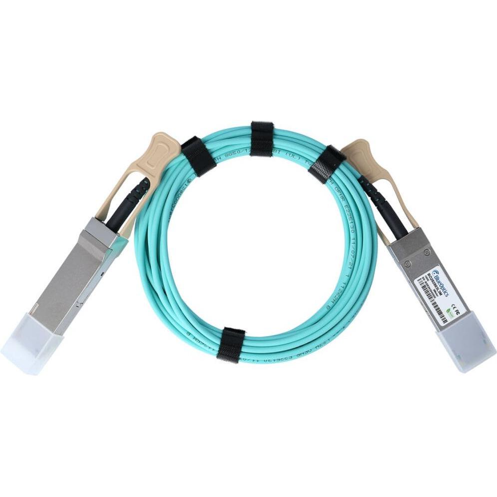 Thumbnail - BlueOptics Pure Storage QSFP28-SFP28-5M kompatibles AOC QSFP28 BO282703L5M, Transceiver, Blau