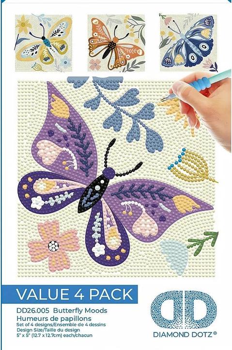 Immagine prodotto Diamond Dotz Diamond Painting Mini Schmetterlinge