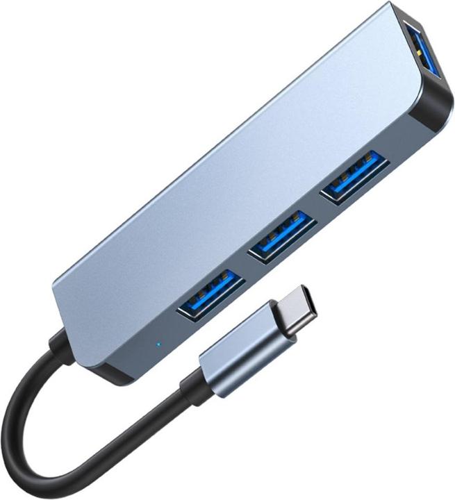 Produktbild Ueli Express 4 in 1 USB-C zu USB 3.0 Hub Adapter (USB-C, 4 Ports)