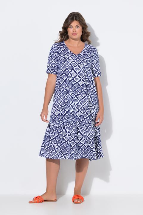 Actual product image Laurasøn Shirt-Kleid, 1/2 Arm, V-Ausschnitt (42)