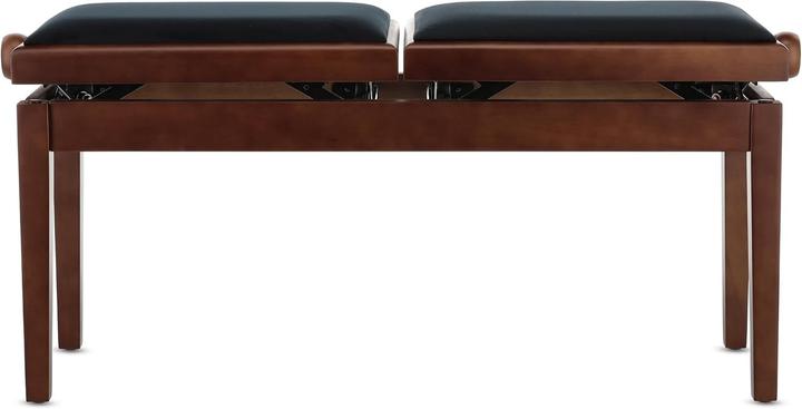 Actual product image Gewa Deluxe Double Piano Bench with Velour Upholstery and Adjustable Height