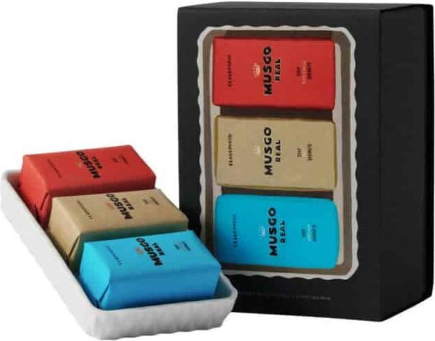 Produktbild Musgo Real Geschenkebox 3 Luxus Seifen (Körperpflegeset)