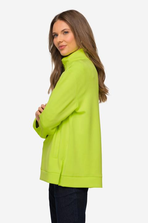 Actual product image Laurasøn Sweatshirt, Troyerkragen, Langarm, Seitenschlitze (M)