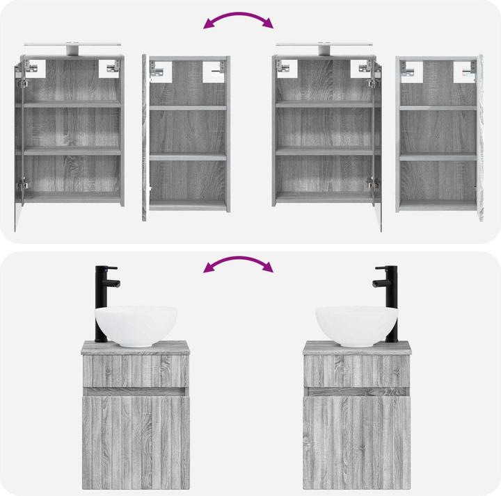 Produktbild vidaXL Badezimmerschrank