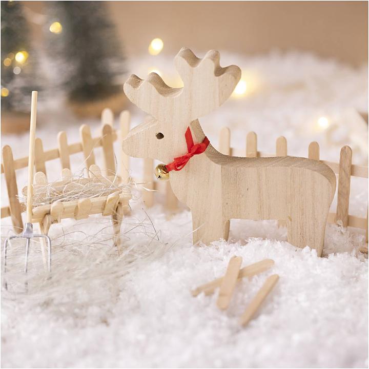 Actual product image Creativ Company Mini Paraphernalia Elf Door / Secret Santa Door Scene Reindeer