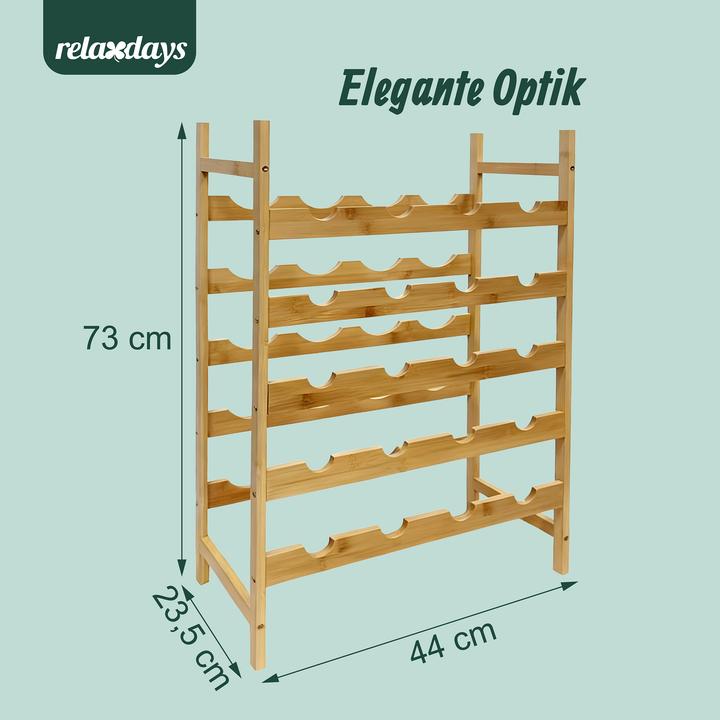 Actual product image Relaxdays winerack (45 x 45 x 73 cm)
