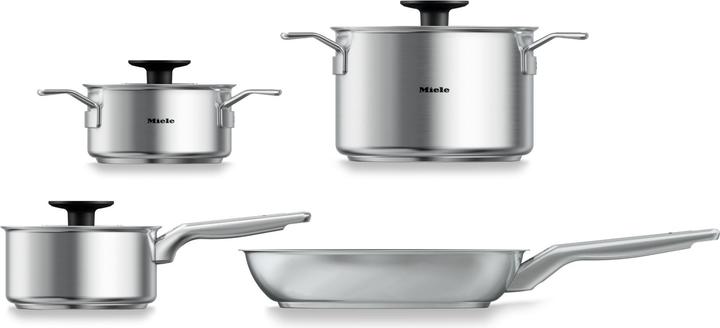 Image du produit Miele KMTS 5704-3 (Ensemble de casseroles et de poêles de cuisson, Acier inoxydable)