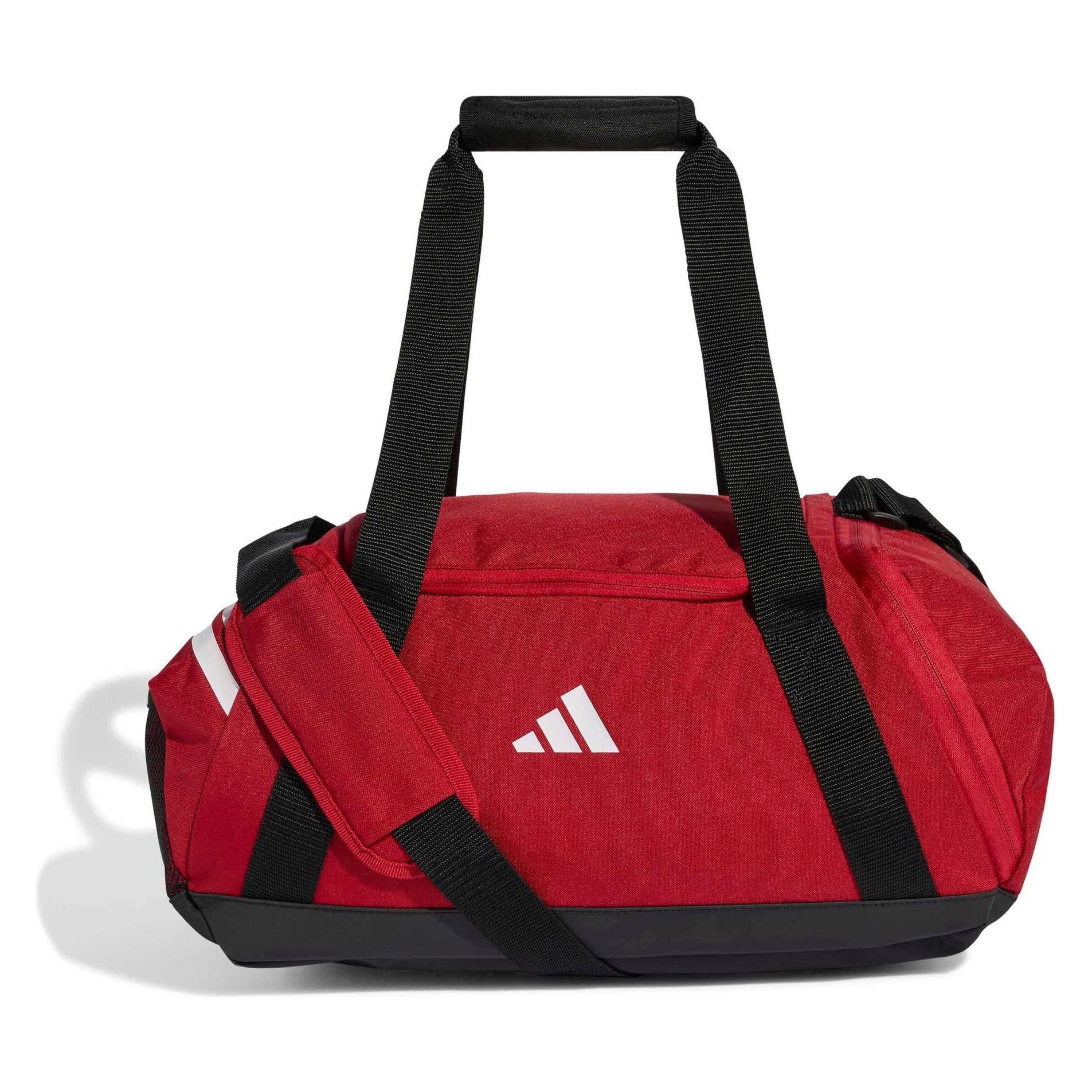 Adidas, Mannen, Tas, Tiro Duffle S - Tepore/white, Rood, Wit