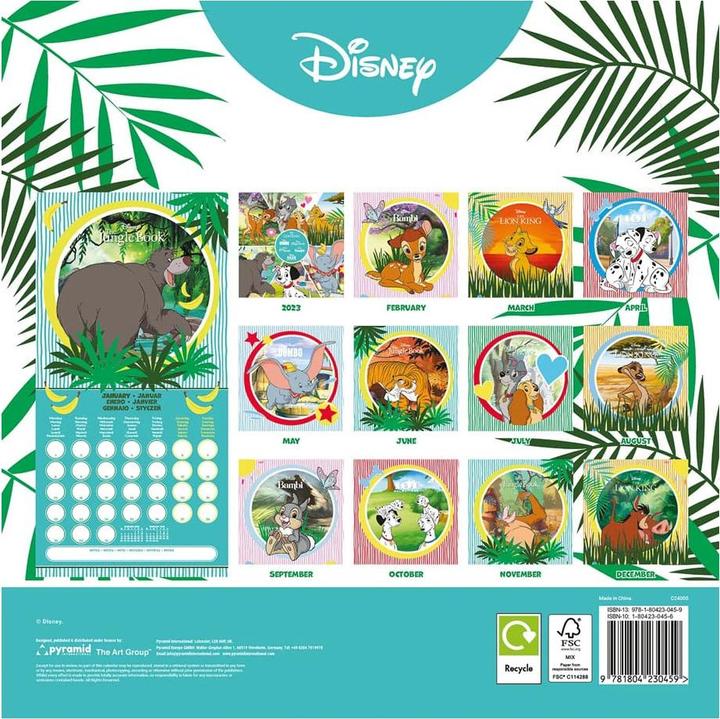 Produktbild Pyramid Disney Kalender 2024 Disney Classics (30 x 30 cm, Englisch)