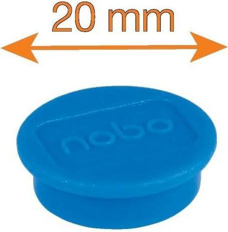 Immagine prodotto Nobo Magnete Ø 2 cm 10 pezzi, multicolore (10x)