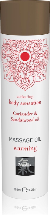 Shiatsu Olio da massaggio riscaldante al coriandolo (100 ml)