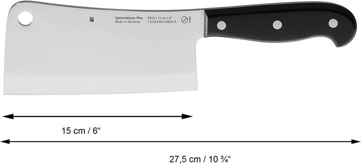 Produktbild WMF Chinesisches Hackmesser SPITZENKLASSE PLUS Schwarz (15 cm)