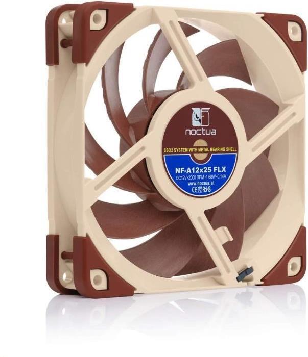 Actual product image Noctua NF-A12x25 FLX fan (120 mm, 1 x)