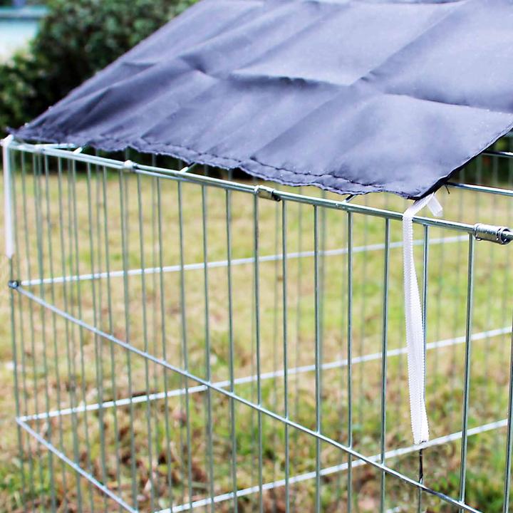 Produktbild Wiltec Abdeckung Freigehege Polyester Sonnenschutz Kaninchenkäfig Kaninchenstall