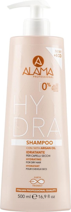 Alama Professional Alama Hydra Moisturising Shampoo for Dry Hair with Argan Oil 500ml (500 ml, Liquid shampoo)