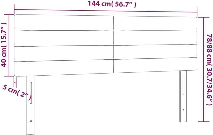 Produktbild VidaXL Ivy (144 x 5 x 88 cm)