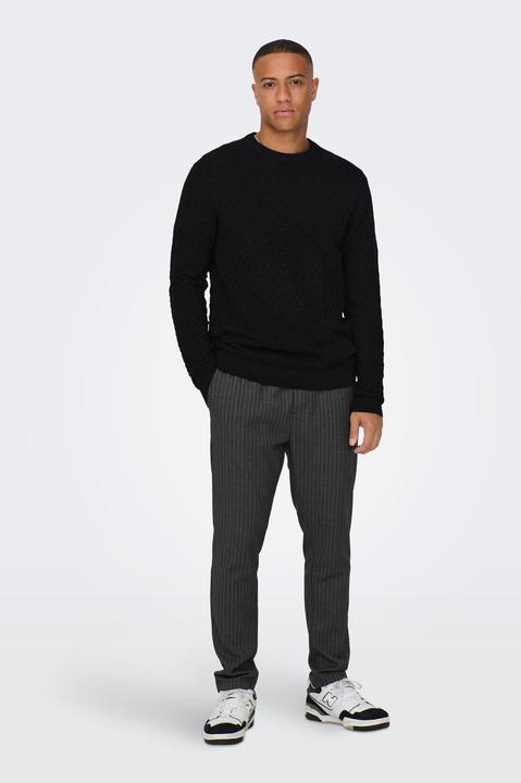 Produktbild Only & Sons Onskalle Reg 12 Struc Crew Knit Noos (S)
