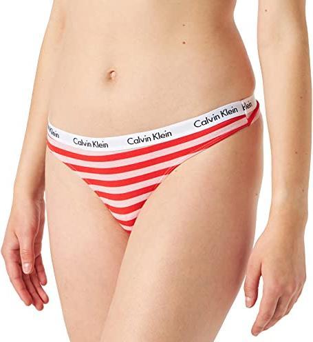 Immagine prodotto Calvin Klein Tanga da donna, Rainer Stripe Pink Shell, 36 (S)