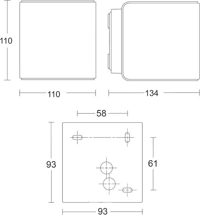 Actual product image Steinel LED Sensor Light Cubo L 840 (339 lm)