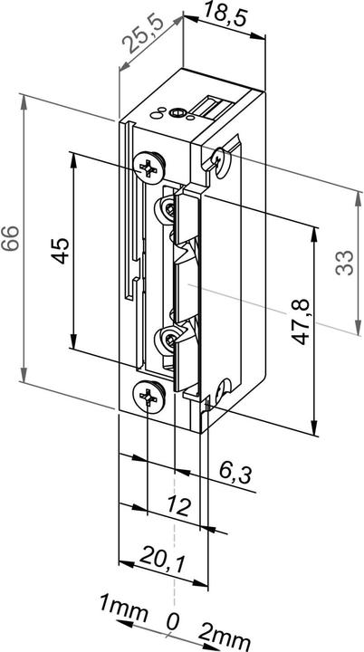 Image du produit effeff Gâche électrique 118 F.13 ProFix 2 (Intérieur)