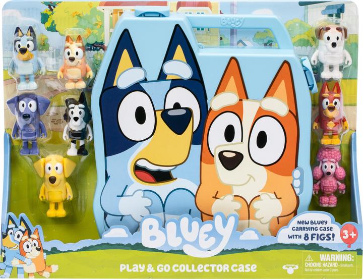 Actual product image Moose Bluey Play & Go Collectors Case
