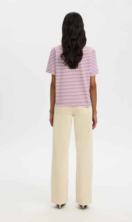 Produktbild Selected Slfessential Ss Striped Boxy Tee Noos (S)