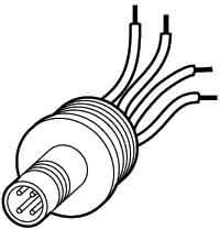 Actual product image Eaton Connection plug M12x1,IP65,230V/4A M12A
