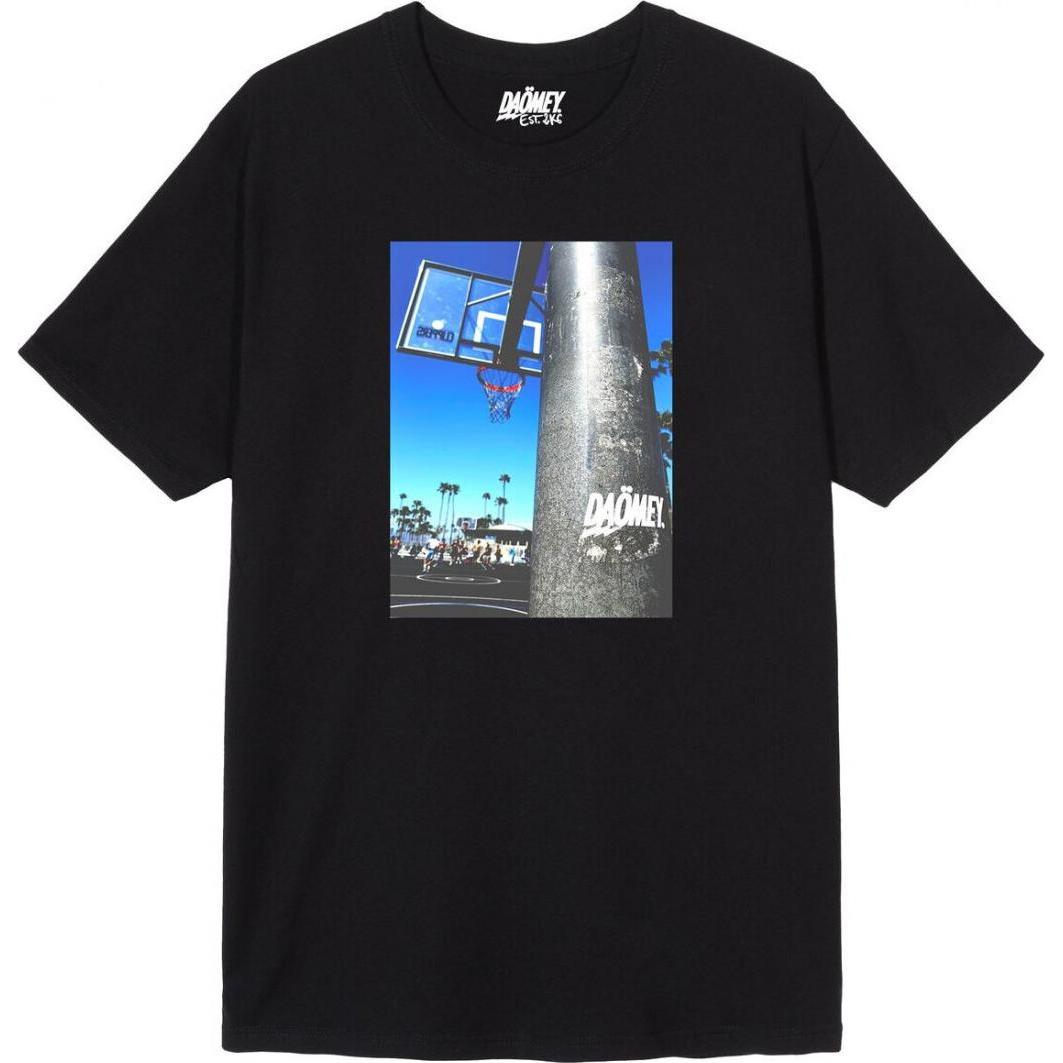 Daömey, Herren, Shirt, t-shirt, Schwarz, Blau, (L)