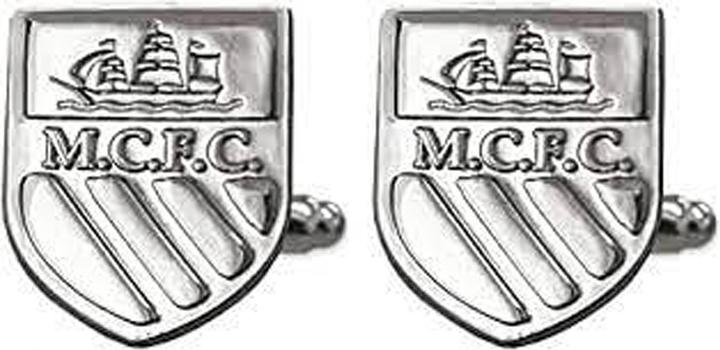 Produktbild Manchester City FC Chrome Manschettenknöpfe (100% Metall)