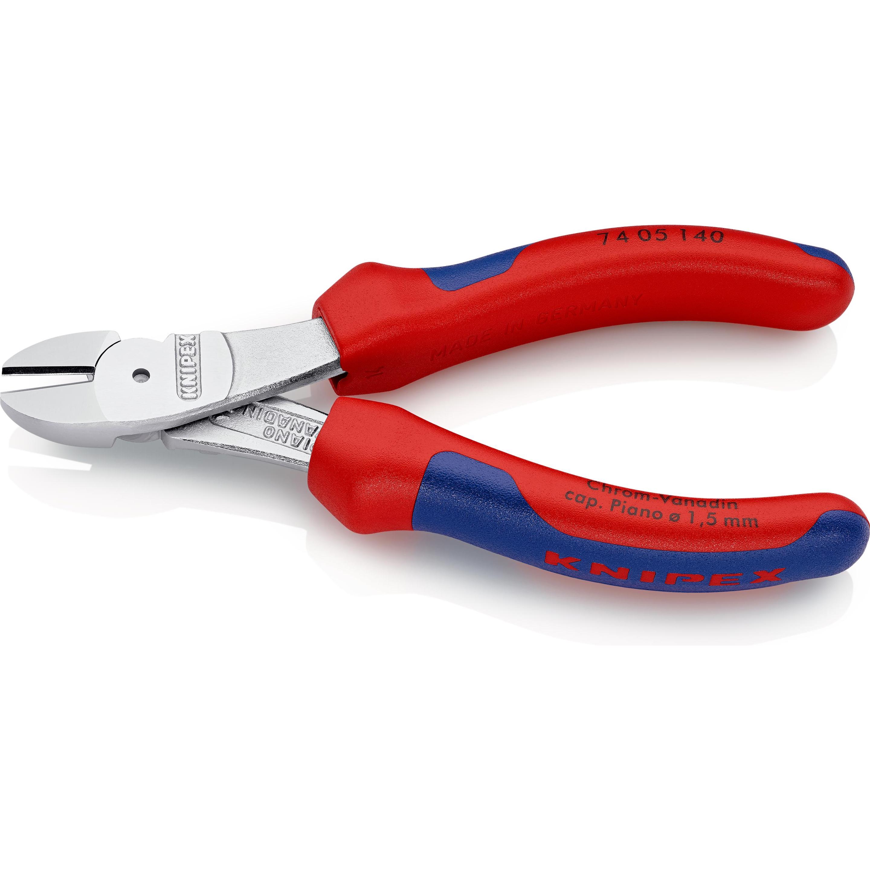 Knipex, Bolzenschneider + Seitenschneider, Kraft-Seitenschneider (140 mm)