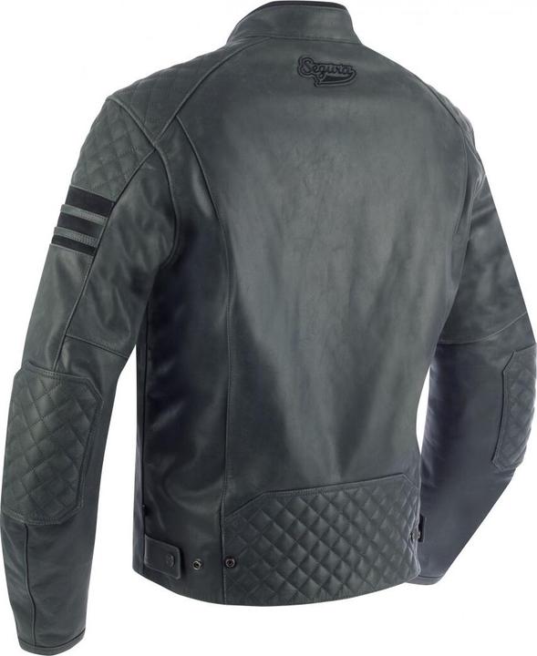 Actual product image Segura TRACK Lederjacke grau-schwarz M (Men, M)