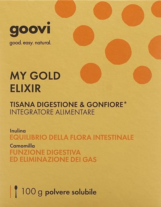 Produktbild Goovi MY GOLD ELIXIR Teeaufgusspulver präbiotisch italienisch Plv (1 Stück, Pulver, 159 g)