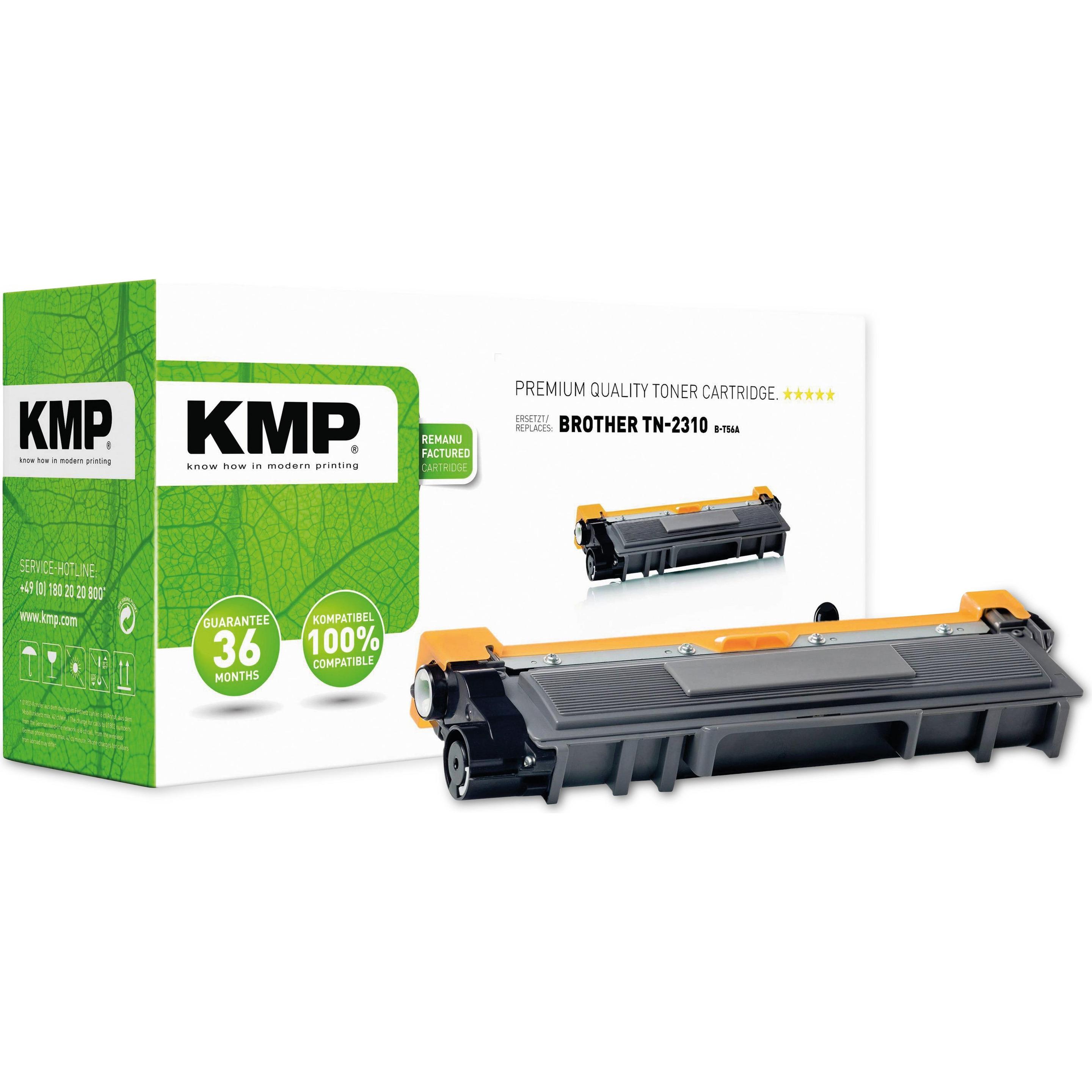 Thumbnail - KMP, Toner, Toner ersetzt Brother TN2310 Kompatibel Schwarz 1200 Seiten B-T56A (1261,0000)